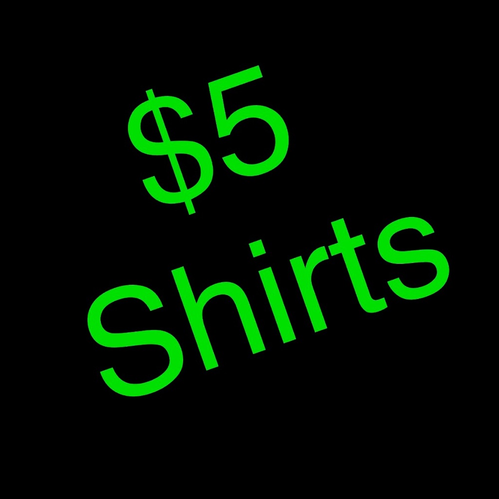 $5 golf shirts